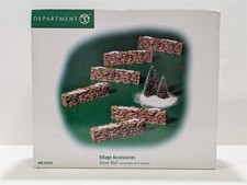 Dept 56 Village Accessories Stone Wall (Set of 6) 52629 picture