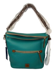 NWT Dooney & Bourke Pebble Grain Spearmint Green Leather Satchel Handle Bag picture