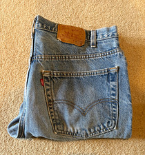 Vintage Levi's 517 Men's Bootcut  Light Wash Blue Denim Jeans 5-Pocket Zip picture