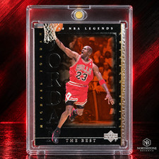 Michael Jordan 90’s INSERT GOLD HOLO FOIL SSP RARE BULLS JERSEY #23 NBA Card 🔥 picture