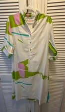 CATHERINE OGUST PENTHOUSE GALLERY Vintage 70s/80s Women's Day Dress/Caftan picture