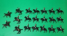 Britains Ltd Lead Soldiers Saddle Horse Royal Guard Cavalry Articulated Lot x20 picture
