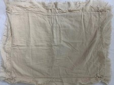 PATINA VIE beige cotton frayed edge Standard Pillow Sham shabby Chic picture
