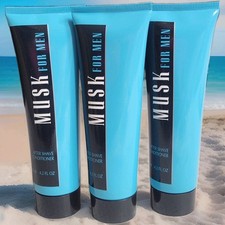 Vntg (Lot of 3) Avon Musk for Men After Shave Conditioner 4.2 oz. each ▪ NEW ▪︎ picture