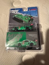 Brand New Mini GT Porsche 911 GT3 R #77 AO Racing #889 Green Rexy picture