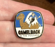 Vintage “Camelback In The Poconos” Ski Resort Pin Souvenir picture