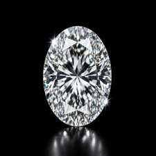 3 Ct Lab Grown White Diamond Oval Cut VVS1 D Grade Loose Stone 1 Pc picture