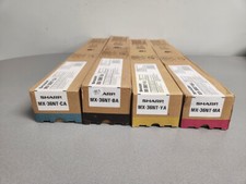 Sharp MX36NT Toner Cartridge Set Yellow Magenta Cyan Black GENUINE picture