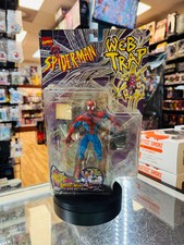 Web Trap Spider-Man (Vintage Marvel, Toybiz) *SEALED* picture