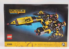 LEGO Icons Blacktron Renegade 10355 Space Ship 1151 Pieces NEW SEALED 18+ picture