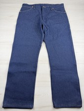 Vtg Wrangler 13MWZ Jeans Dark Wash Denim Cowboy Cut Western 90s Mens 38x30 NWOT picture