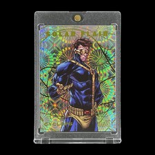 CYCLOPS RARE SILVER FIREWORKS FOIL HOLO CARD 2023 Flair Solar Insert SP - Marvel picture