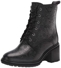 Timberland Women's Sienna High Embossed WP Side Zip Boot A291D Size 7 Black picture