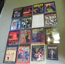 Steve Jackson's GURPS manuals & CD-ROM lot picture