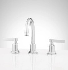 Signature Hardware SHWSCGF807CP Greyfield 1.2 GPM Widespread Faucet, Chrome picture