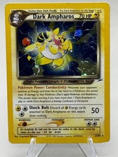 Pokemon Dark Ampharos 1/105 Rare Neo Destiny Pokemon Unlimited Holo MP picture
