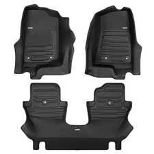TuxMat Custom Floor Mats for Jeep Wrangler JL 2Dr - 2018-2027 - Full Set picture
