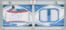 2022 Panini Absolute Edward Cabrera 83/99 RC Auto Material Booklet Signatures picture