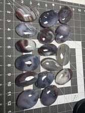 Mozambique Swazi Agate Palm Stones Banding Lot 3lbs picture