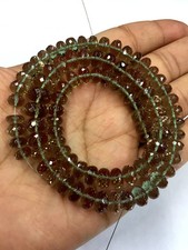 Extremely Beautiful Rare Color Changing Rondelle Beads Faceted Gemstone Beads. picture