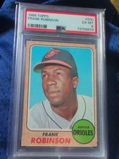 1968 Topps #500 Frank Robinson  PSA 6 EX-MT Excellent Mint HOF Baltimore Orioles picture