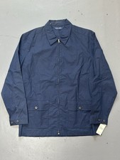 Vintage 90s Polo Golf Harrington Jacket NWT Large Long Navy Ralph Lauren Rare picture