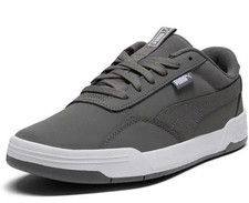 Puma  Men's Skate Sneakers Shoes Leather Soft Foam Gray White 8.5-10 Comfort picture