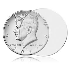 50 coin holders 30.6mm direct fit coin capsules for JFK HALF DOLLAR picture