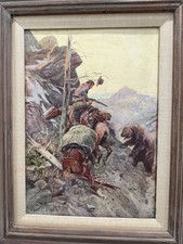 Charles M Russell Painting, 