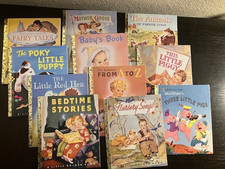 Little Golden Books - Lot of 10 1992 50th Anniversary, & one Disney picture