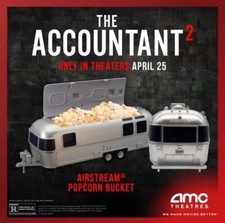 NEW The Accountant 2 Movie Airstream RV Popcorn Bucket - AMC Exclusive picture