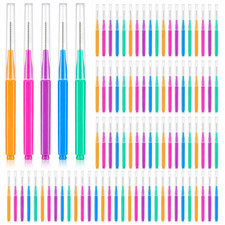 RAINFLOW 100 Pieces Interdental Brushes for Braces, Dental Floss Picks | Disposa picture