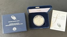 2015-W AMERICAN EAGLE ONE OUNCE SILVER PROOF COIN w COA & ORIGINAL BOX** picture