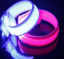 RECHARGEABLE LED ARMBAND ankle Flash Light Night Safety Running Walking Cycling picture