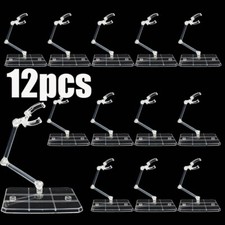 12Pc HG144 Adjustable Action Figure Display Holder Base Doll Model Support Stand picture