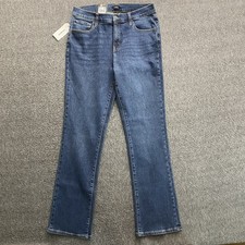 Express Jeans Women's Size 12 Blue Bootcut 5 Pocket Stretch Denim NEW NWT picture