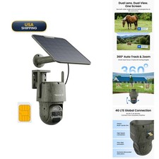 REOLINK 4K 4G LTE Wireless Outdoor Cellular Trail Camera with Solar Panel picture