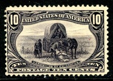 USA 1898 Trans Mississippi 10¢ Gray Violet Scott #290 Mint C843 picture