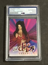 CHYNA 2001 FLEER WWF WRESTLEMANIA SIGNED AUTOGRAPHED CARD PSA/DNA CERTIFIED picture