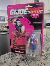Super7 GI Joe Reaction Ninja Force QUICK KICK 3.75