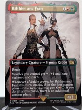 MTG Balthier and Fran R 0319 Final Fantasy Borderless Rare FIN NM Free P&P picture