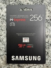 NEW Samsung P9 Express microSD Card 256GB microSDXC White For Nintendo Switch 2 picture