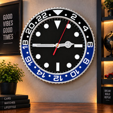 handcrafted 3D-printed luxury watch-inspired wall clock picture