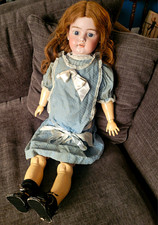 Antique Simon & Halbig German Bisque Jointed Composite Doll Victorian Edwardian picture