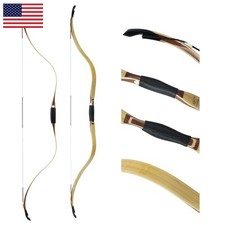 AF 60'' Recurve Bow Chinese Ming Dynasty SiCai Bow Bamboo Handmade 20-45lbs. picture