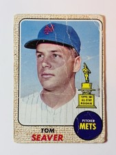 1968 Topps Baseball ROOKIE Tom Seaver #300 - New York Mets PB3 picture