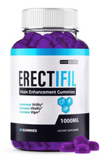 ( 1 BOTTLE) Erectifil Gummies - Male Virility with Maximum Strength - 60 Gummies picture