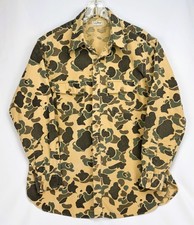 Vintage LL Bean Duck Camo Chamois Flannel Shirt Mens 17 1/2 XL Long Hunting picture