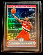 2006-07 Topps Chrome - LaMarcus Aldridge #183 Black Refractor /99 (RC) picture