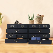 Desktop Organizer Wooden Desktop Organizer Wooden Storage Drawers for Tabletop picture